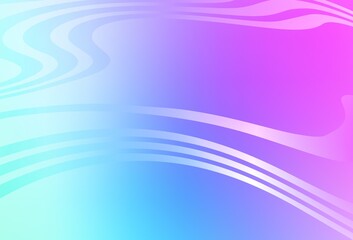Light Pink, Blue vector blurred shine abstract background.