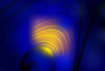 Dark Blue, Red vector colorful blur backdrop.