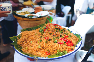 Northern Thai food in the market Local food market