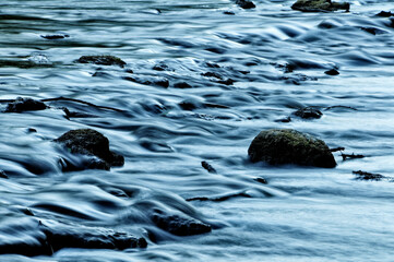 water and rocks