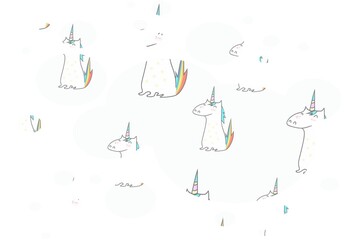 Colourful and stylish patterns created graphically