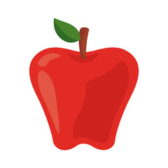 apple fresh fruit healthy food icon