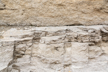 Sedimentary rock layers texture background