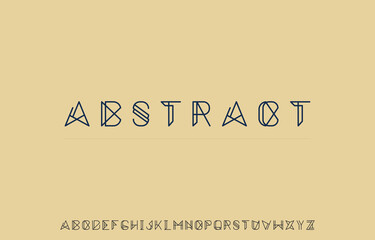 vector illustration of alphabet letter A to Z logo design