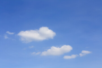 Fresh day cloudy blue sky