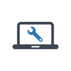 Laptop fix icon