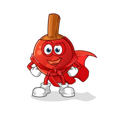 table tennis bat heroes vector. cartoon character