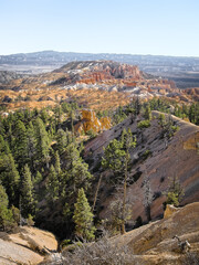Late autumn in Bryce Canyon, Wasatch Mountains, south central Utah