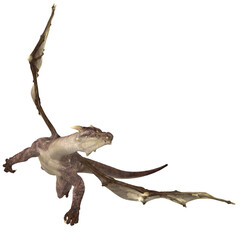 3d render of a fantasy dragon