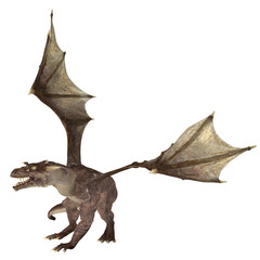 3d render of a fantasy dragon