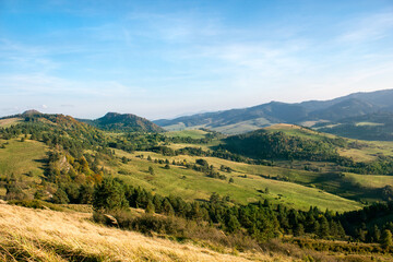 Naklejka premium Pieniny Mountains. Autumn.
