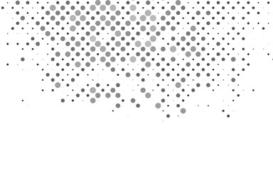 Light Silver, Gray vector texture with disks. Modern abstract illustration with colorful water drops. Pattern for ads, booklets.