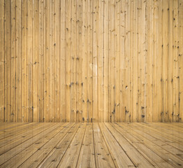 old wooden room