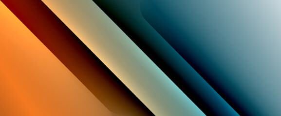 Fluid gradients with dynamic diagonal lines abstract background. Bright colors with dynamic light and shadow effects. Vector wallpaper or poster