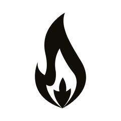 fire flame hot style silhouette