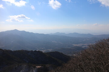 landscape with clouds