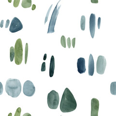 Abstract seamless pattern watercolor, hand drawing