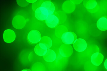 Obraz premium Colorful bokeh background. Christmas or New Year holiday card template.