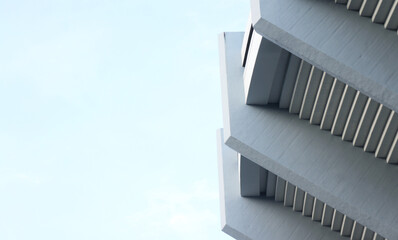 Obraz premium Abstract dynamic architecture