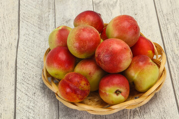 Sweet tasty fresh ripe apricots