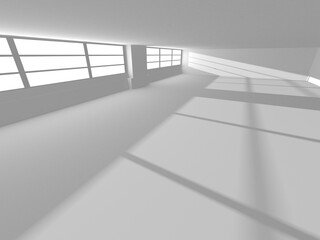 White Modern Background. Abstract Building Concept