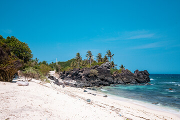 landscape the beach of Ly Son island at Quang Ngai Province, Viet Nam