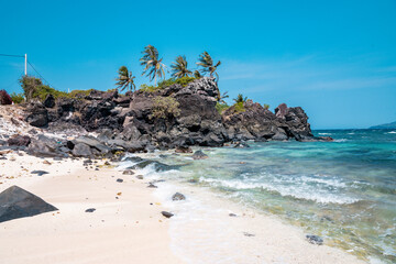 landscape the beach of Ly Son island at Quang Ngai Province, Viet Nam