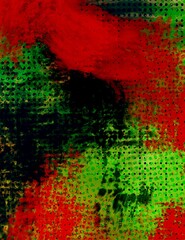 Abstract green and red background