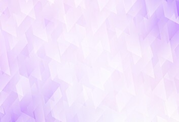 Fototapeta premium Light Purple vector background in polygonal style.