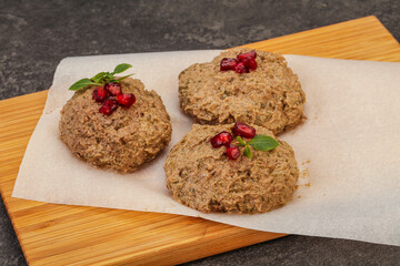Georgian cuisine - pkhali from beans