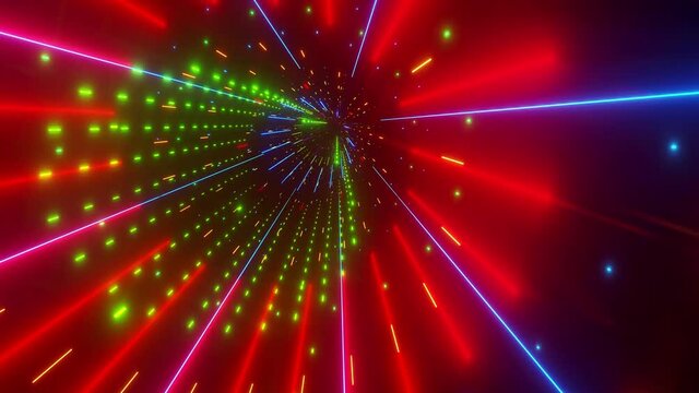 Video set for dicotheques. Background for DJ. Nightclub videos