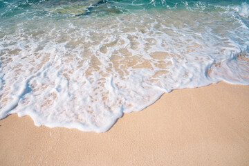 abstract sand of beach and soft wave background