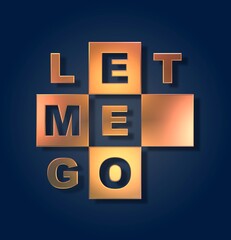 Let me go con sfondo colorato