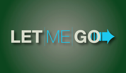 Let me go con sfondo colorato