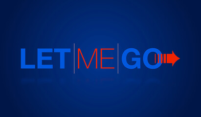 Let me go con sfondo colorato