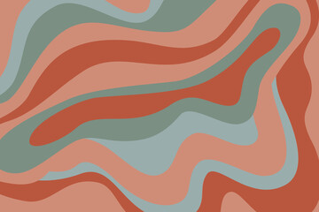 Fluid geometrical forms wallpaper for modern design