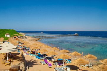 Red Sea coast in Sharm El Sheikh