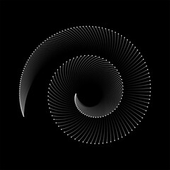 Spiral sound wave rhythm
