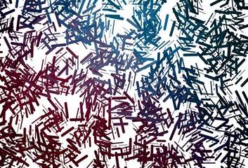 Obraz premium Dark green vector template with repeated sticks.