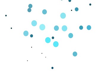 Light BLUE vector template with circles.