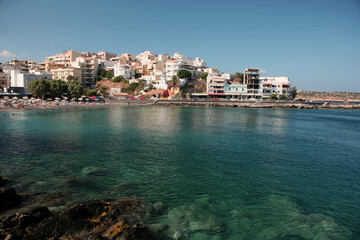 Aghios Nikolaos town and beach