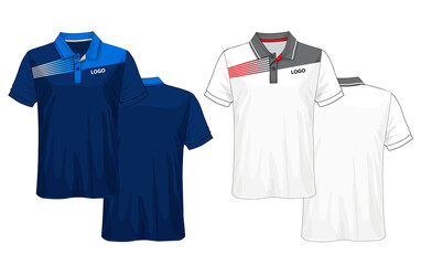 T-shirt polo design, Sport jersey template.	