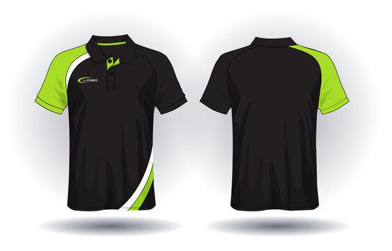 T-shirt Polo Design, Sport Jersey Template.	