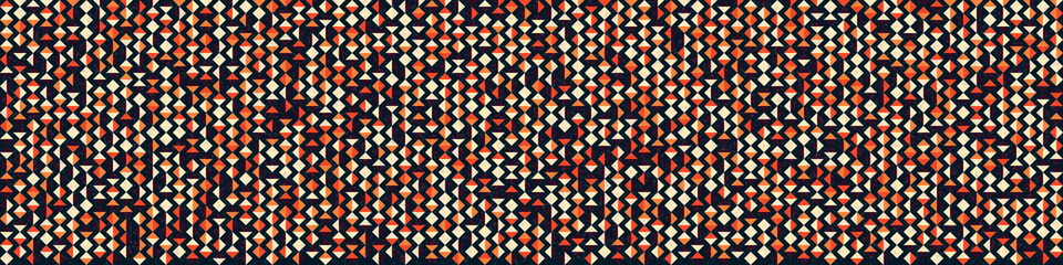 Fototapeta premium Abstract Geometric Pattern generative computational art illustration