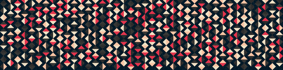 Abstract Geometric Pattern generative computational art illustration