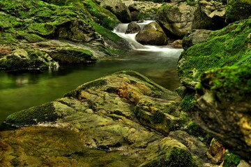 Naklejka na ściany i meble Stara Ribarita river, Balkan mountain (Bulgaria)