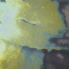 Rough Border. Wet Orange Paint. Fantasy Surface.