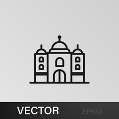 Building outline icon. Element of architecture illustration. Signs and symbols outline icon for websites, web design, mobile app