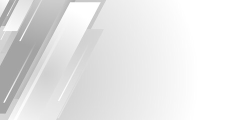 Vector Abstract, science, futuristic, energy technology concept. Digital image of stripes lines with silver white light, speed and motion blur over white background