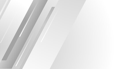 Vector Abstract, science, futuristic, energy technology concept. Digital image of stripes lines with silver white light, speed and motion blur over white background